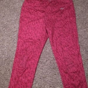 Everlast workout leggings pink pattern